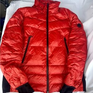 Michael Kors Down Filled Red Puffer Coat Men’s Size XL